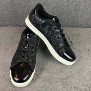 Lucky Step Glitter Sneakers Sz 10 Patent Leather Air Cooled‎